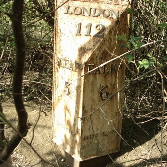 Milepost North Of Parish Boundary