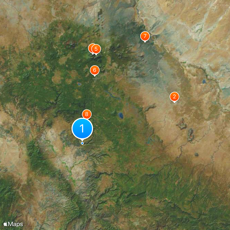 Coconino National Forest Map