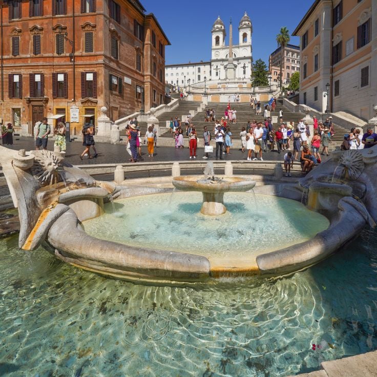 La Barcaccia Brunnen