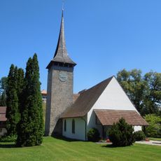 Reformed church, rectory, kiln house and covered staircase