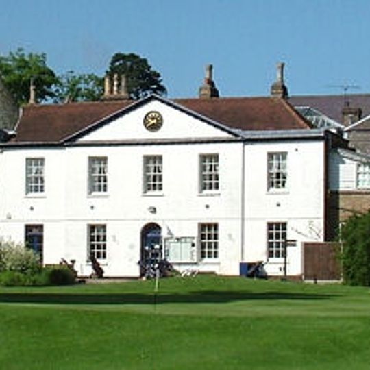 Pinner Hill Golf Club House, And Boundary Wall Extending Northwards From Club House