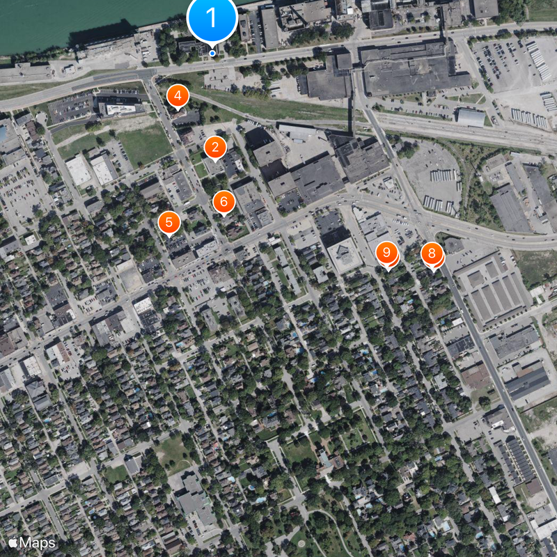 Canadian Club Map