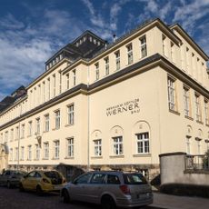 Institutsgebäude (Bergakademie; Gottlob-Werner-Bau) Brennhausgasse 14