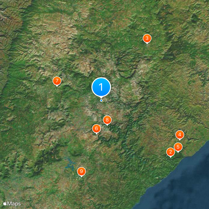 Transkei Map
