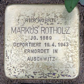 Stolperstein für Markus Rotholz