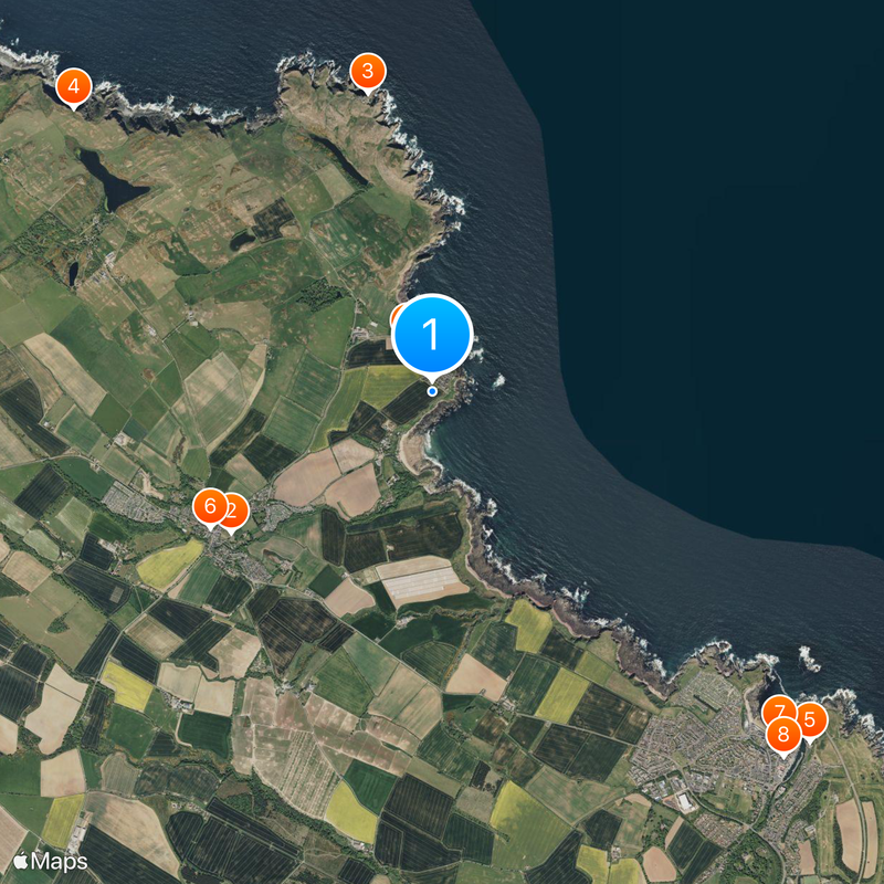St. Abbs Map