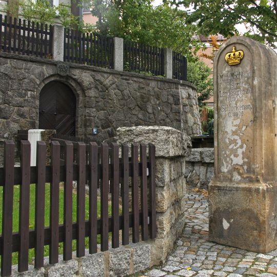 Royal Saxon milestone Sohland