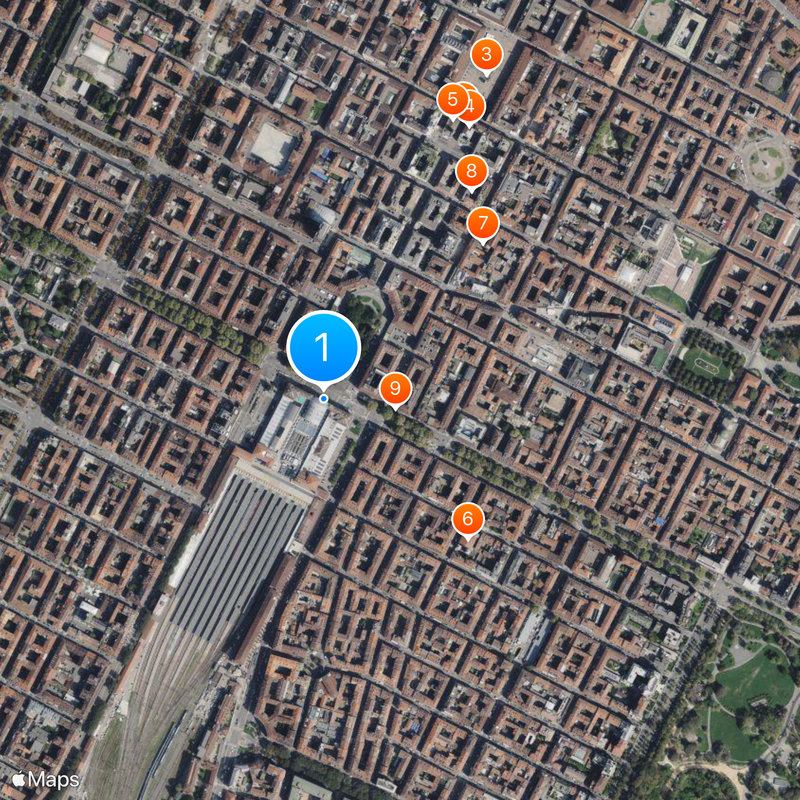 Torino Porta Nuova railway station Map