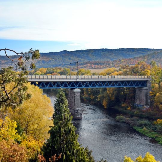 Železniční most přes Ohři v Klášterci nad Ohří