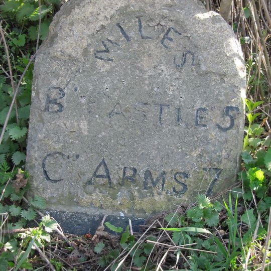 Milestone Approximately 700 Metres To South Of Red House Farmhouse