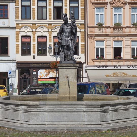 Fountain of St. Florian in Frýdek