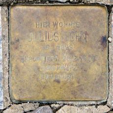 Stolperstein dedicated to Julius Cohn
