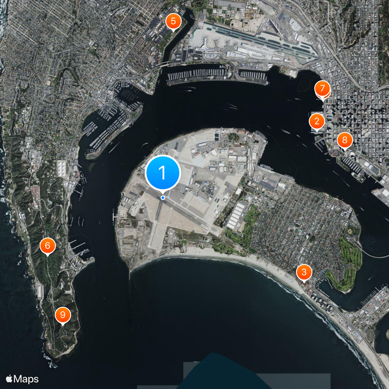 Naval Air Station North Island Map