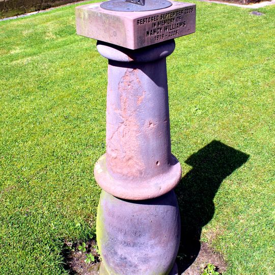Sundial in churchyard of St Oswald's Church