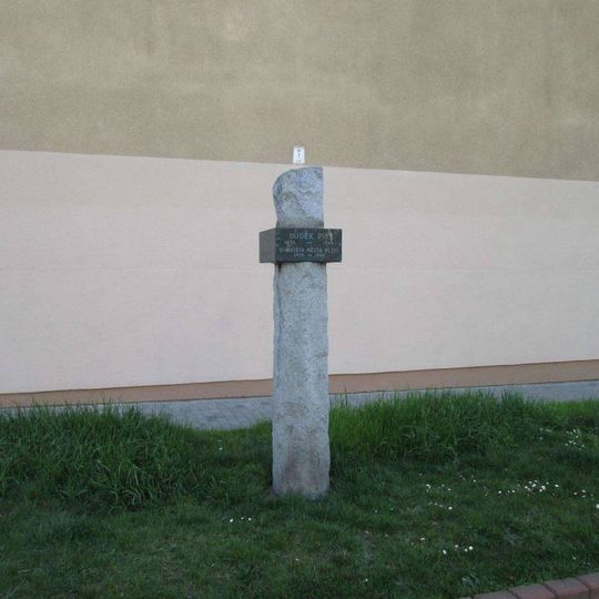 Památník Luďka Pika v Plzni v Masarykově ulici