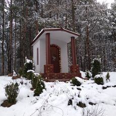 Saint John Nepomuk wayside shrine in Hucisko