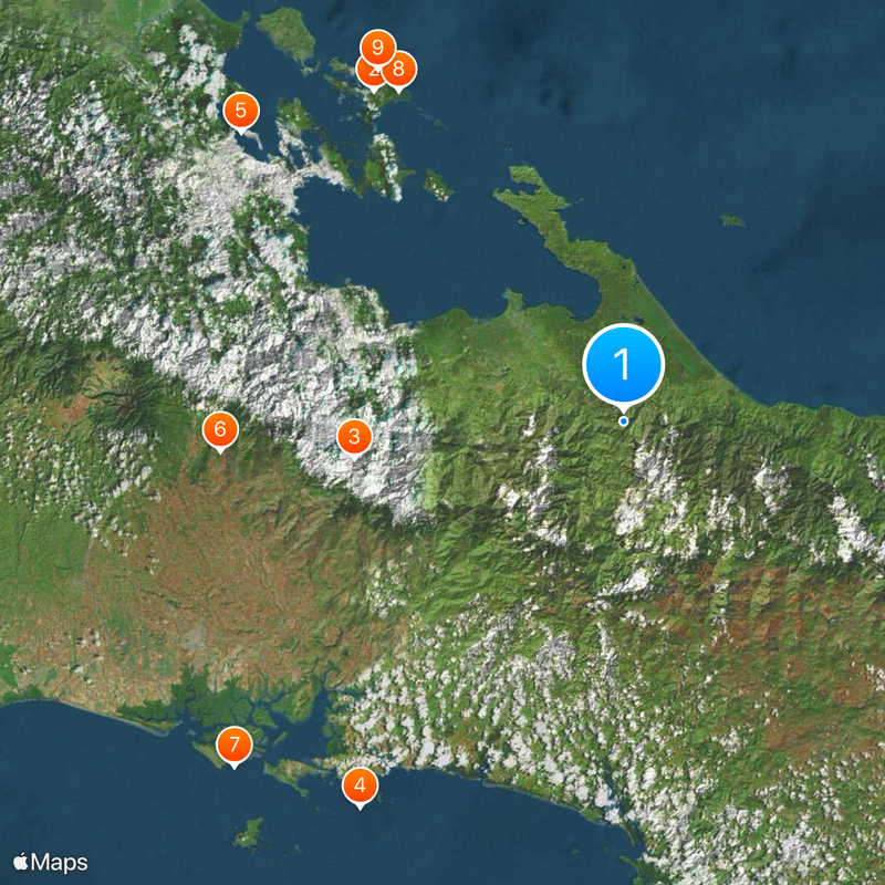 Ngöbe-Buglé Comarca Map
