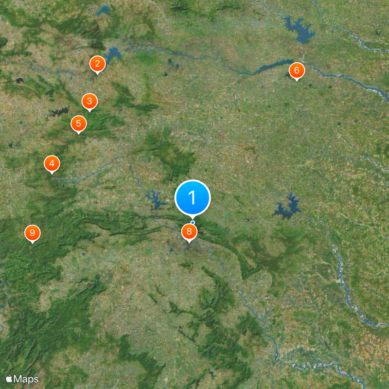 Dalma Wildlife Sanctuary Kaart