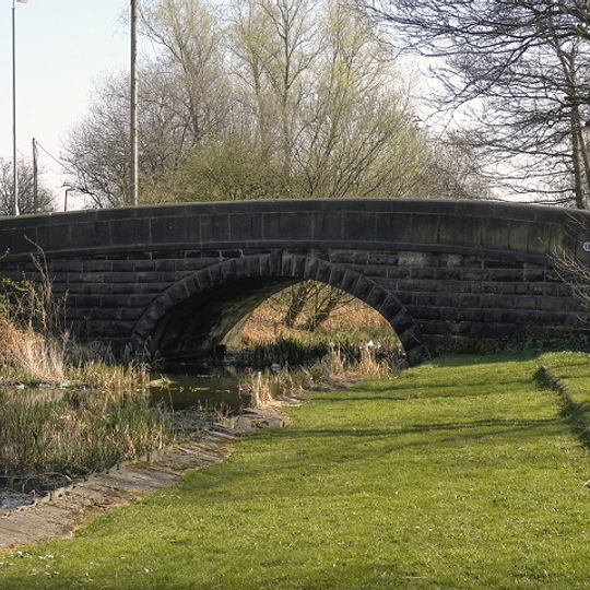 Monk Hall Bridge 59 Over Canal Arm To South East Of Wigan Top Lock At Sd 6091 0674
