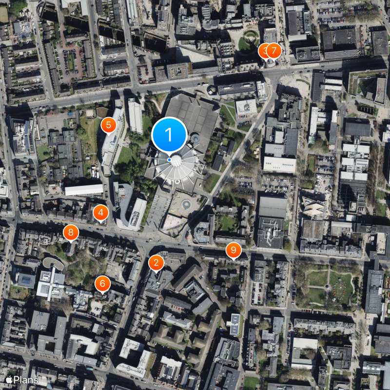 Cathédrale métropolitaine du Christ-Roi de Liverpool Carte