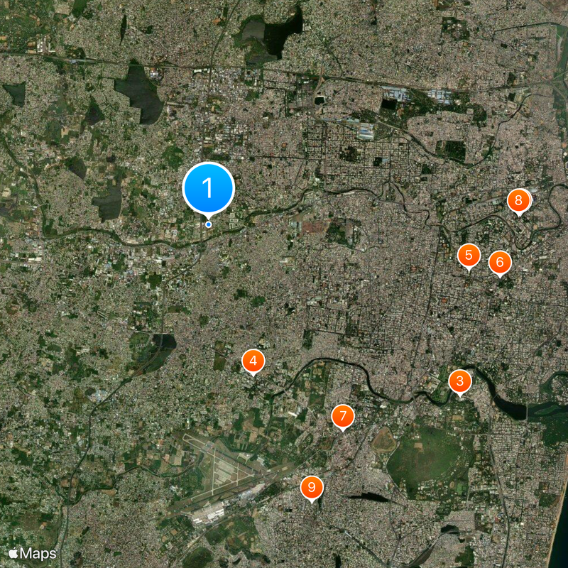 Maduravoyal Map