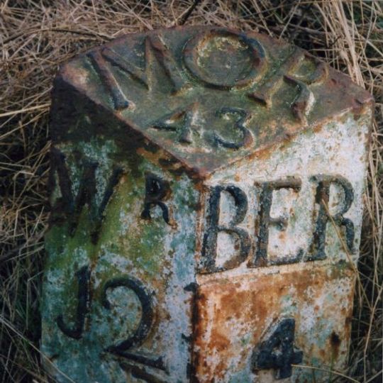 Milepost Circa 100 Yards North Of Nabhill