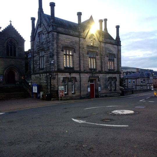 Peebles, High Street, Sheriff Court House