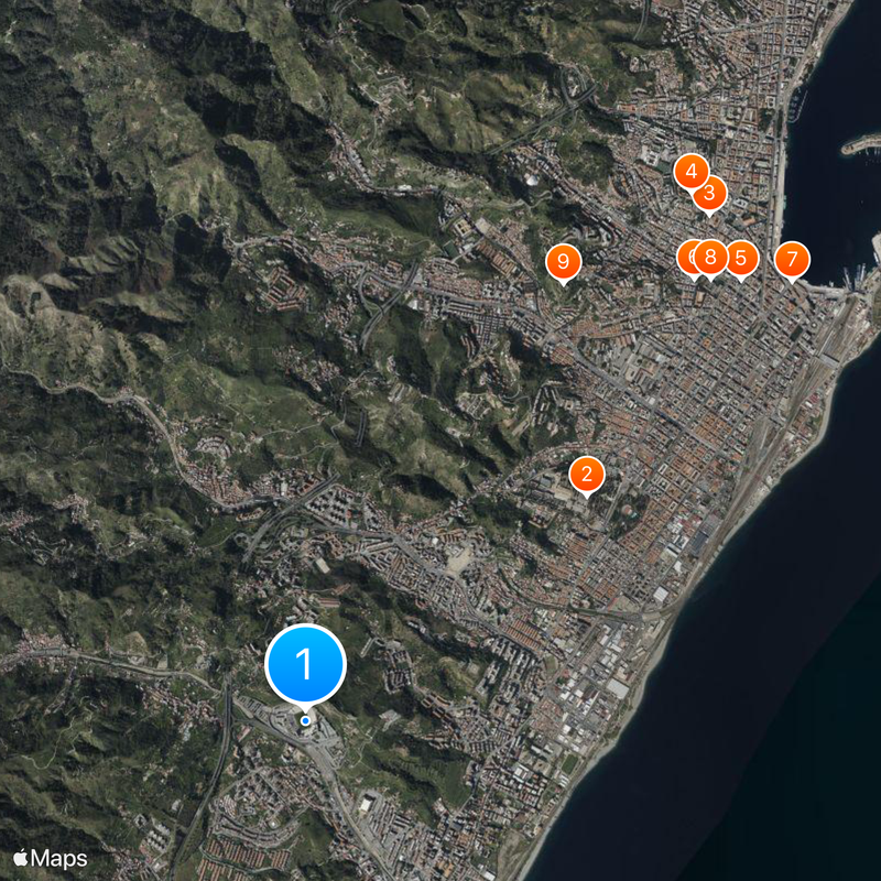 Stadio San Filippo Map