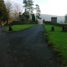 Kepwick Hall With Attached Service Wing And Coach House