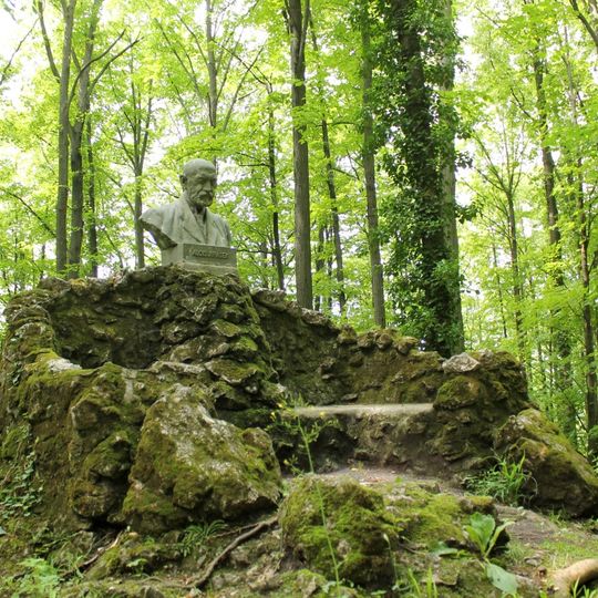 Pomník Aloise Jiráska ve Štramberku v Národním sadu
