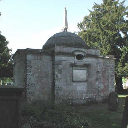 Mausoleum Of Thomas Nash In Churchyard Of Saint Peter And Saint Paul To The South Of Porch
