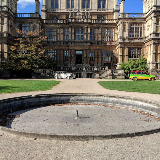 Circular Pond On The Upper Garden Terrace In Front Of Wollaton Hall