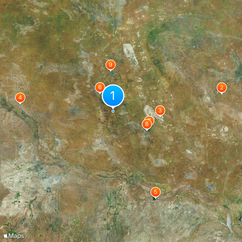 Monahans Map