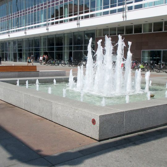 Springbrunnen am Kulturpalast