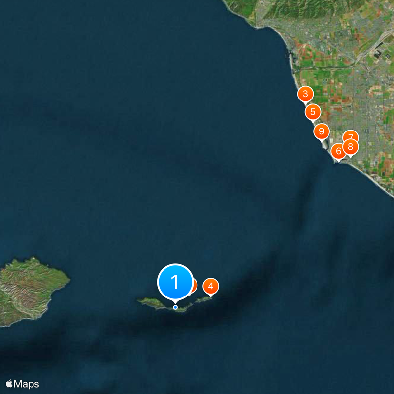 Anacapa Island Map