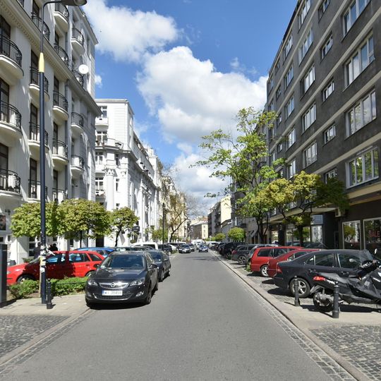 Ulica Mokotowska - założenie urbanistyczne