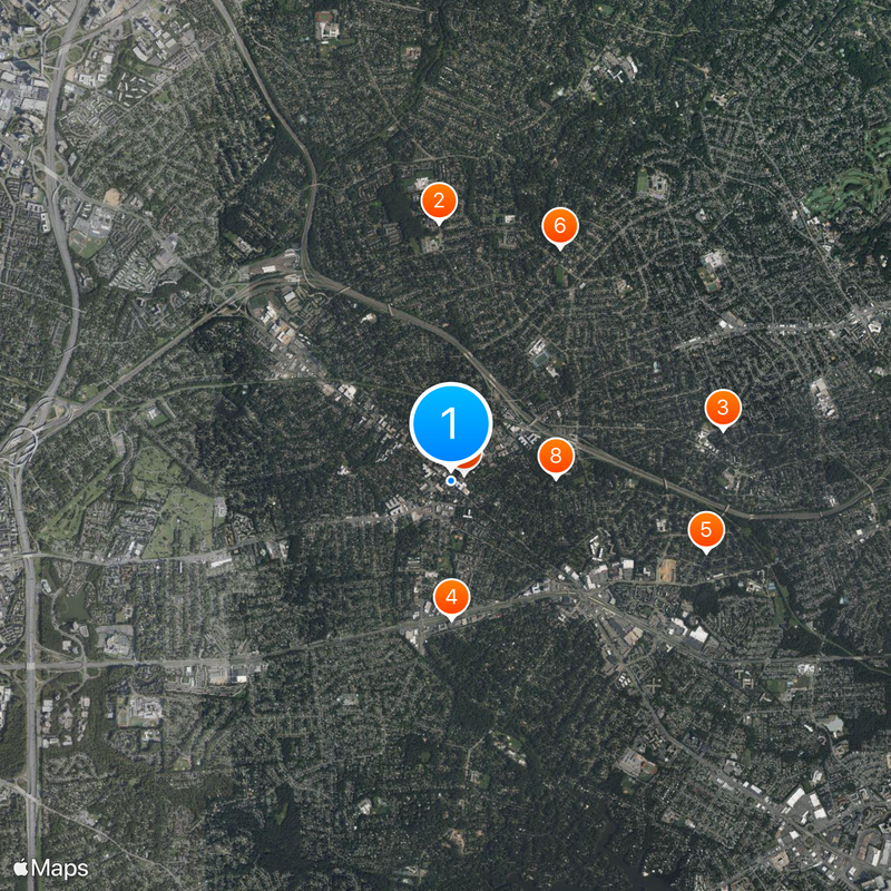 Falls Church Mapa