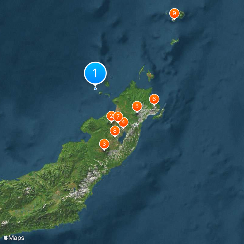 Parc national marin de Bunaken Carte