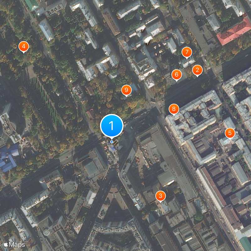 Gorny Institut Map