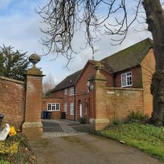 Stable Yard Wall And Gate Piers To South East (Right Hand) Of Castle Hill House