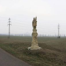 Socha svatého Václava na severním okraji Výškova
