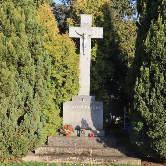 Hřbitovní kříž na Budkovském hřbitově