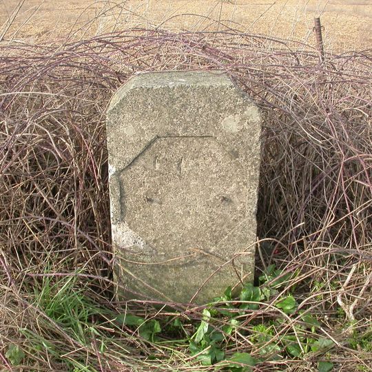 Milepost, Paxcroft; 150m W Paxcroft Cottages