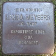 Stolperstein dedicated to Hanna Meyberg