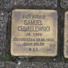 Stolperstein en memoria de Samuel Chmielewski