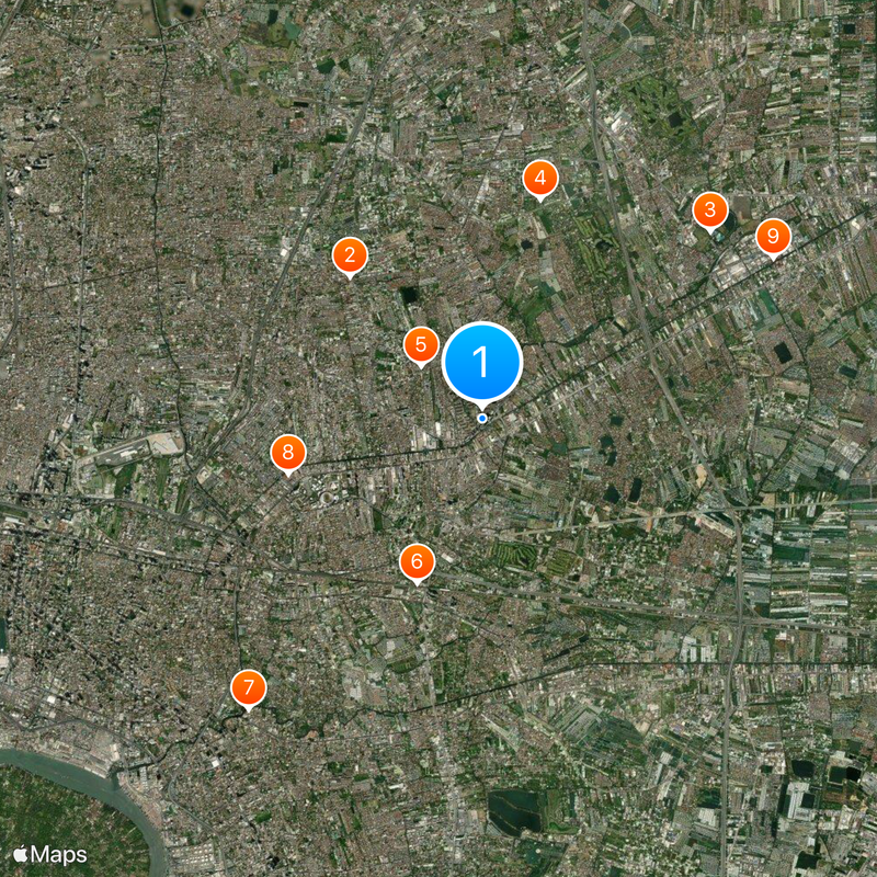 National Institute of Development Administration Map
