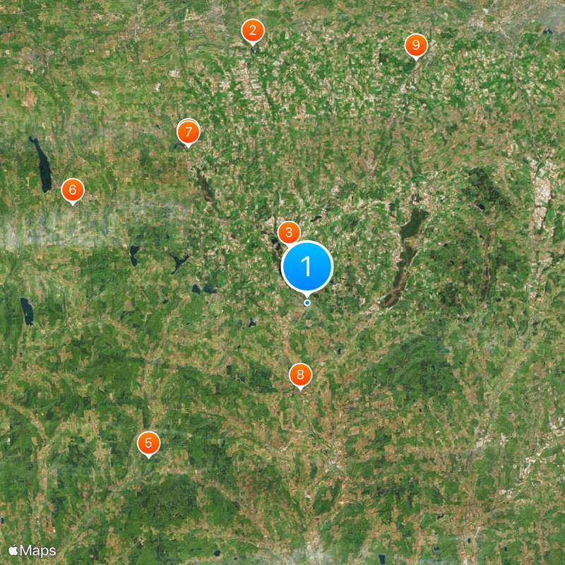 Colgate University Map