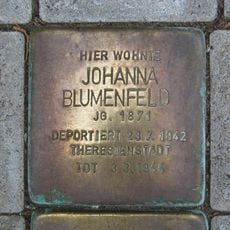 Stolperstein em memória de Johanna Blumenfeld
