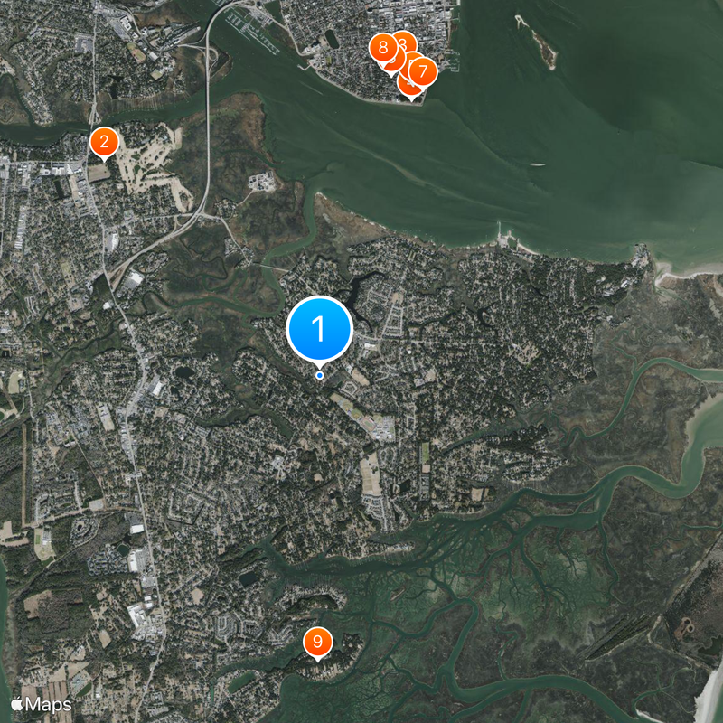 James Island Map