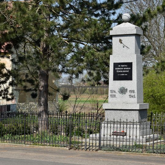 Pomník padlým v Mradicích